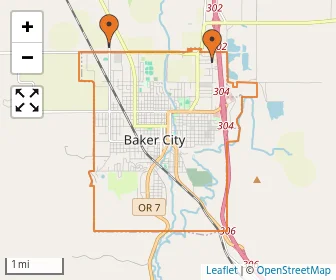 Area schools map